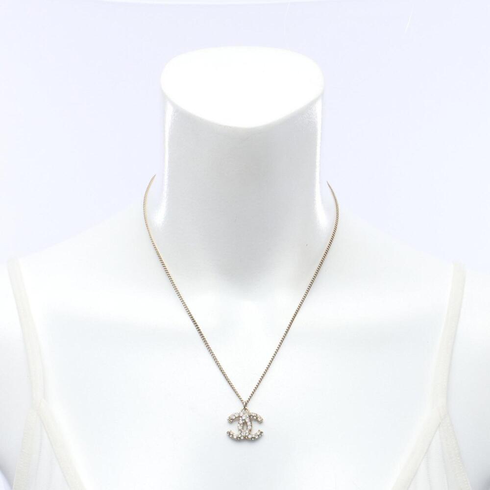 CHANEL Authentic White Logo Necklace - Picture 5 of 5